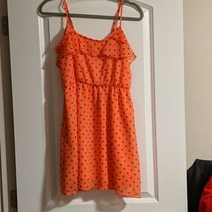 Rue21 Coral Polka Dot Dress